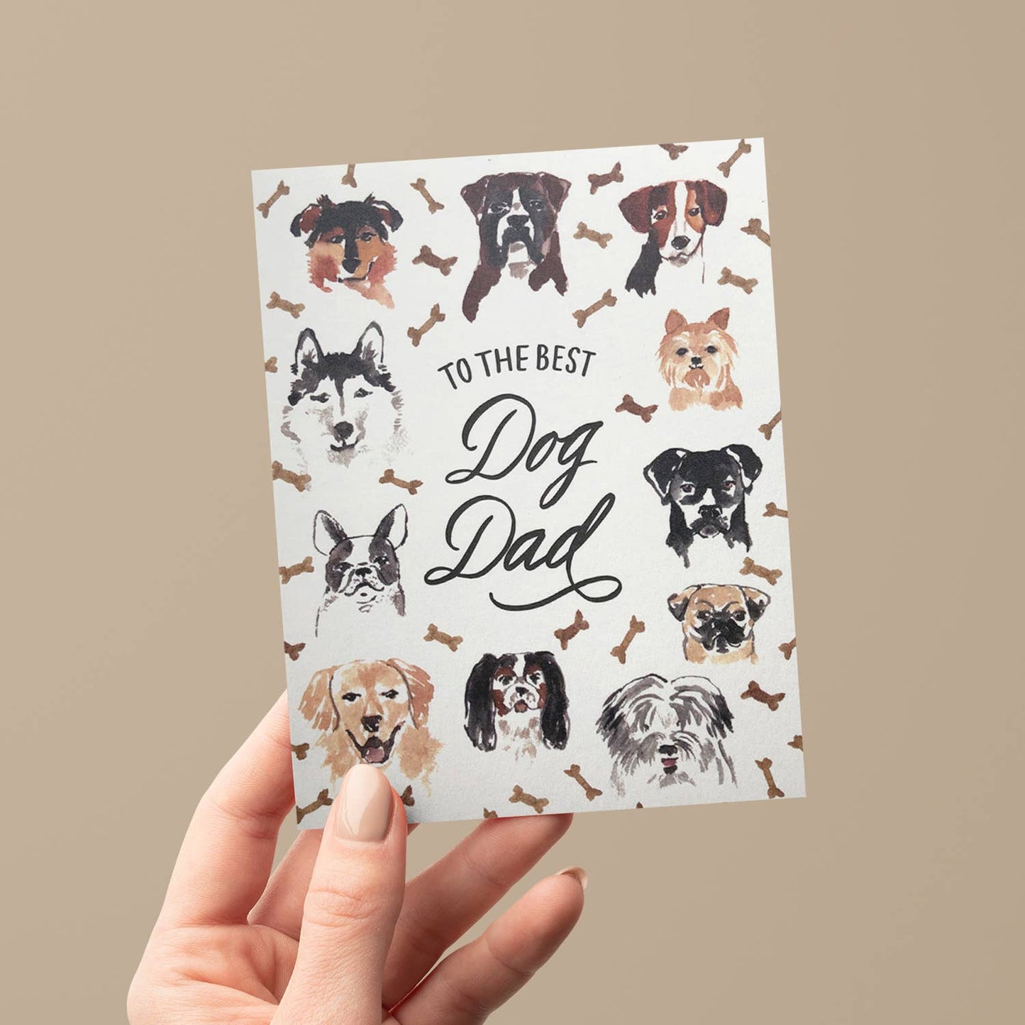 Best Dog Dad Card