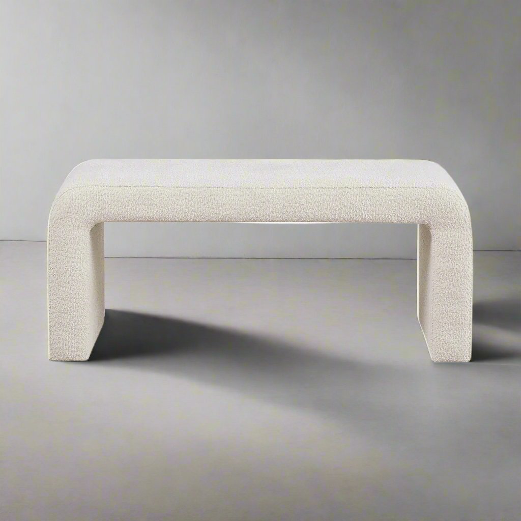 Boucle Waterfall Bench