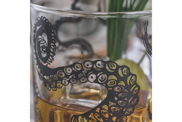 Octopus Whiskey Glasses - Set of 2