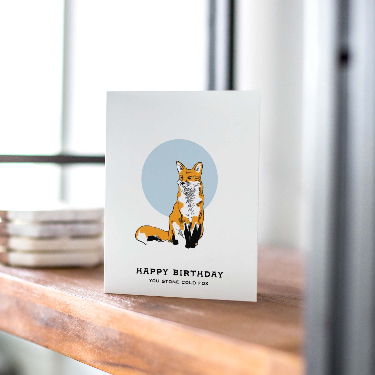 Fox Birthday Greeting Card