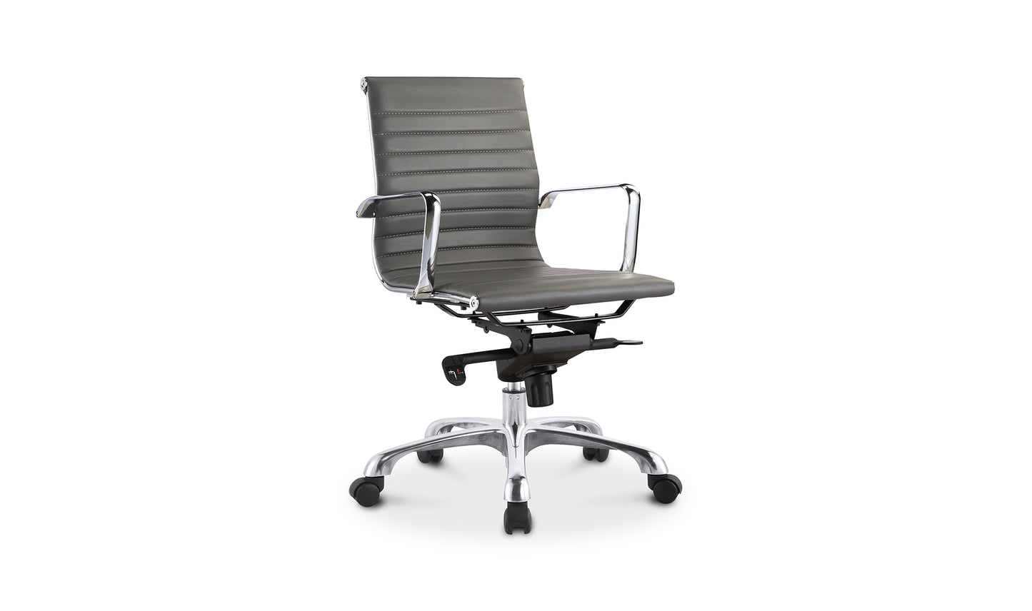 Studio Office Chair Grey Vegan Leather