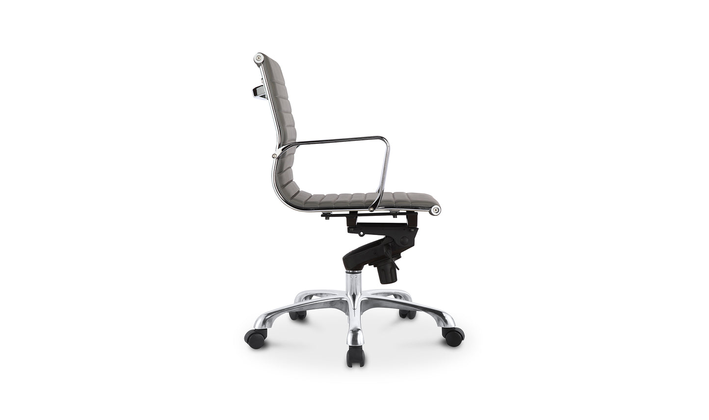 Studio Office Chair Grey Vegan Leather