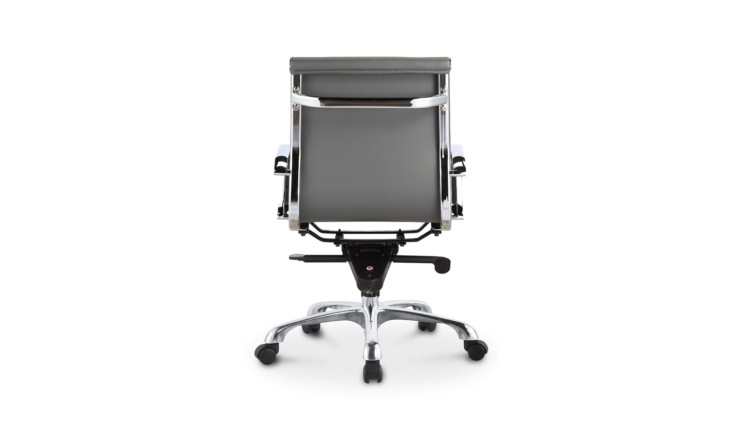 Studio Office Chair Grey Vegan Leather