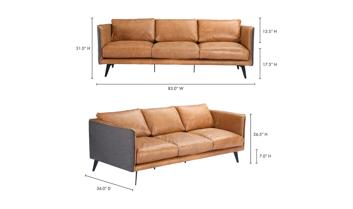 Messina Leather Sofa