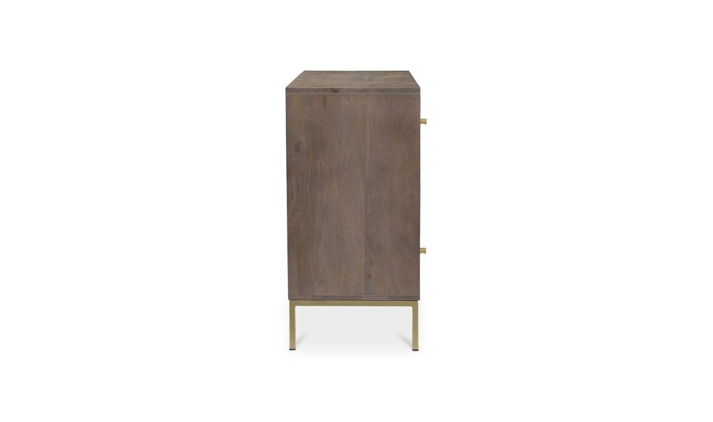 Corolla Three-Drawer Nightstand