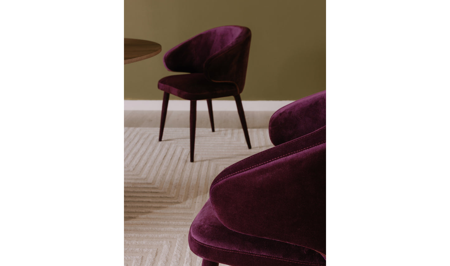 Stewart Purple Dining Chair