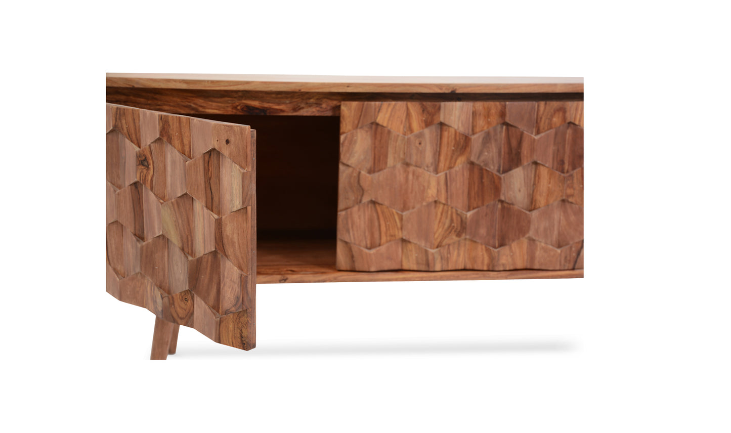 O2 Wood Media Cabinet