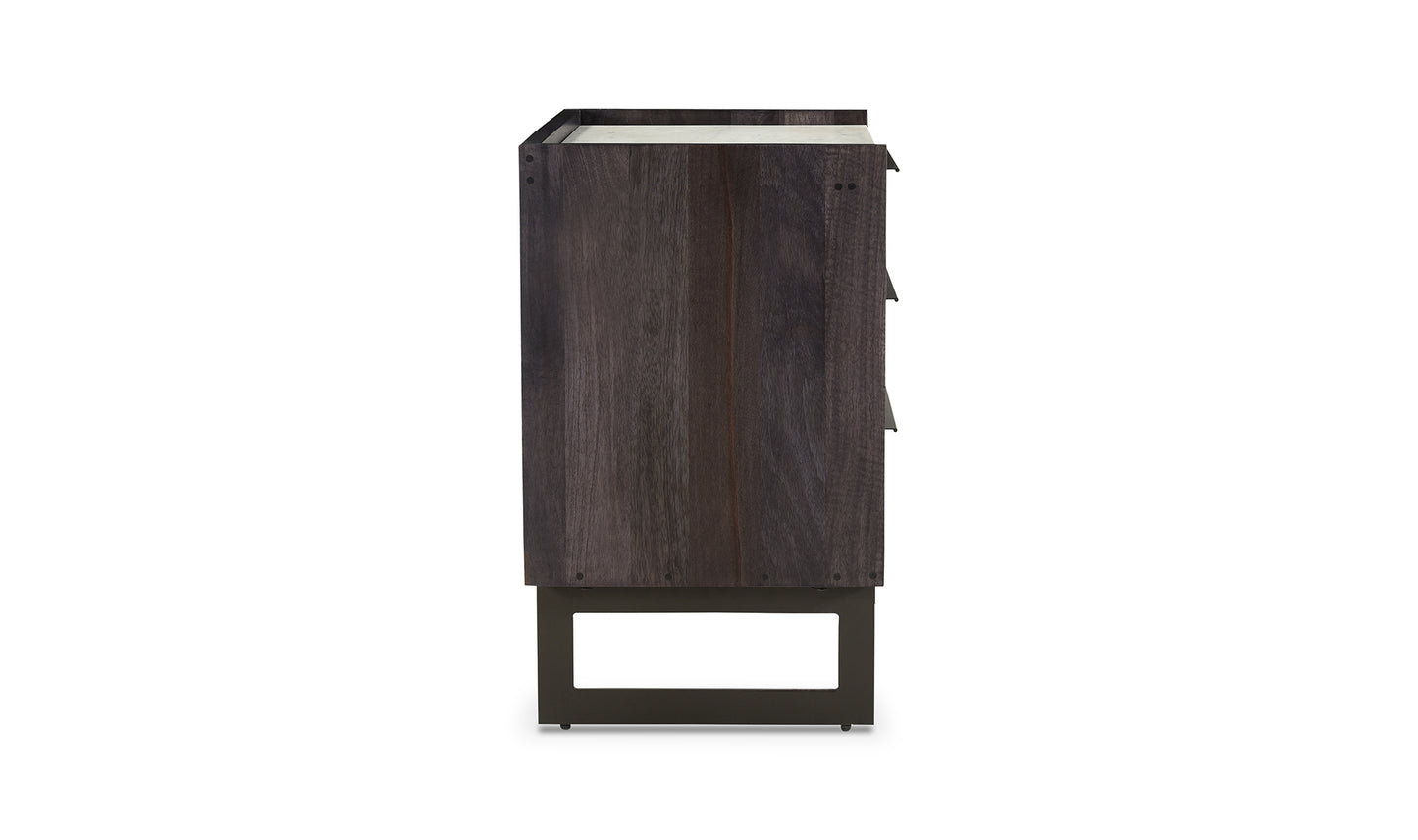 Paloma Three-Drawer Chest Nightstand