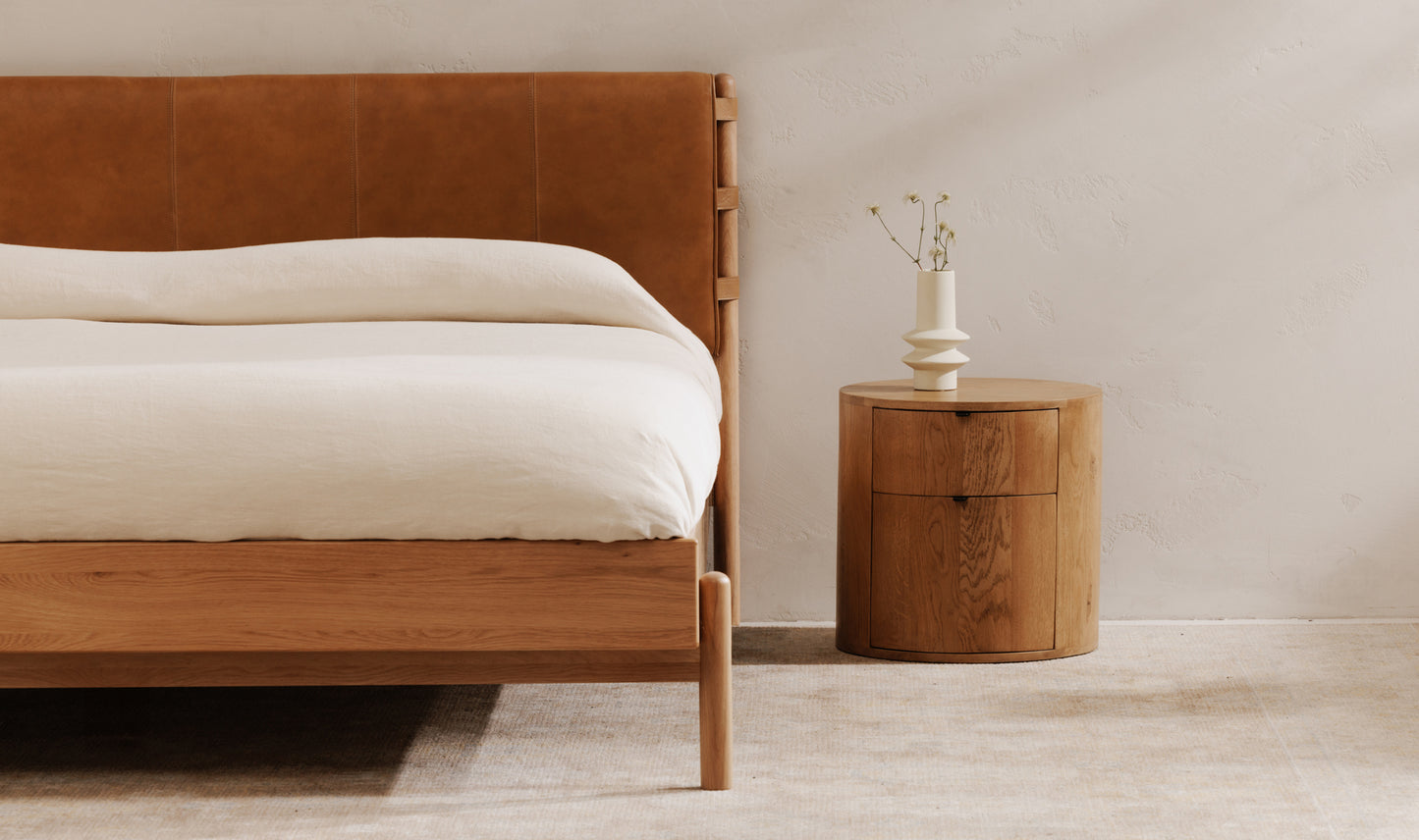 Colby Leather Bed Frame