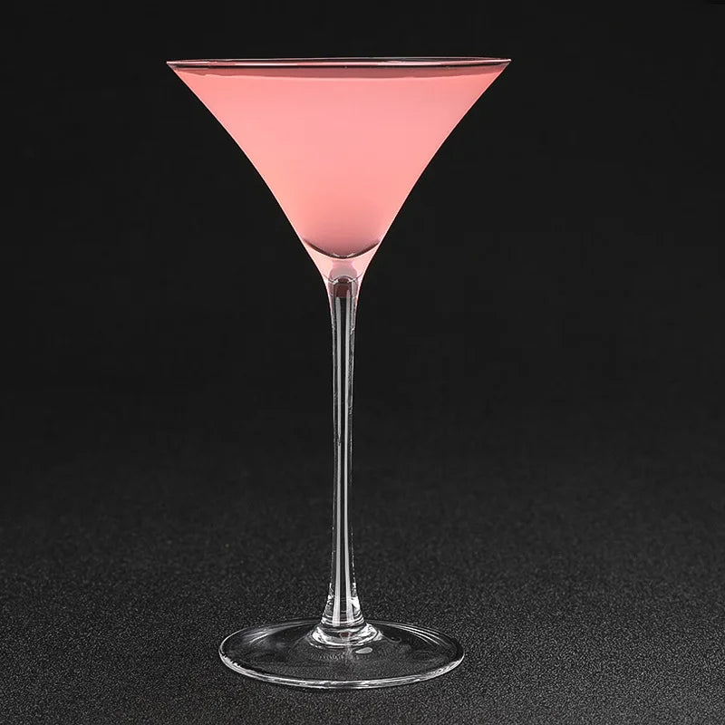 Elegant Crystal Martini Glass