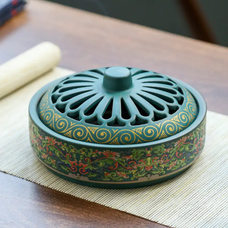 Round Incense Burner