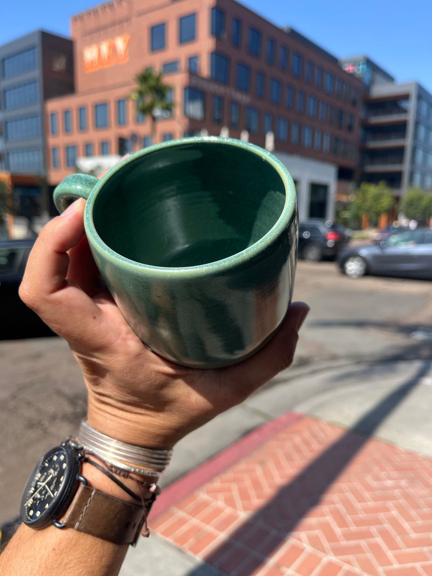 Lofi Potter Forest Green Mugs