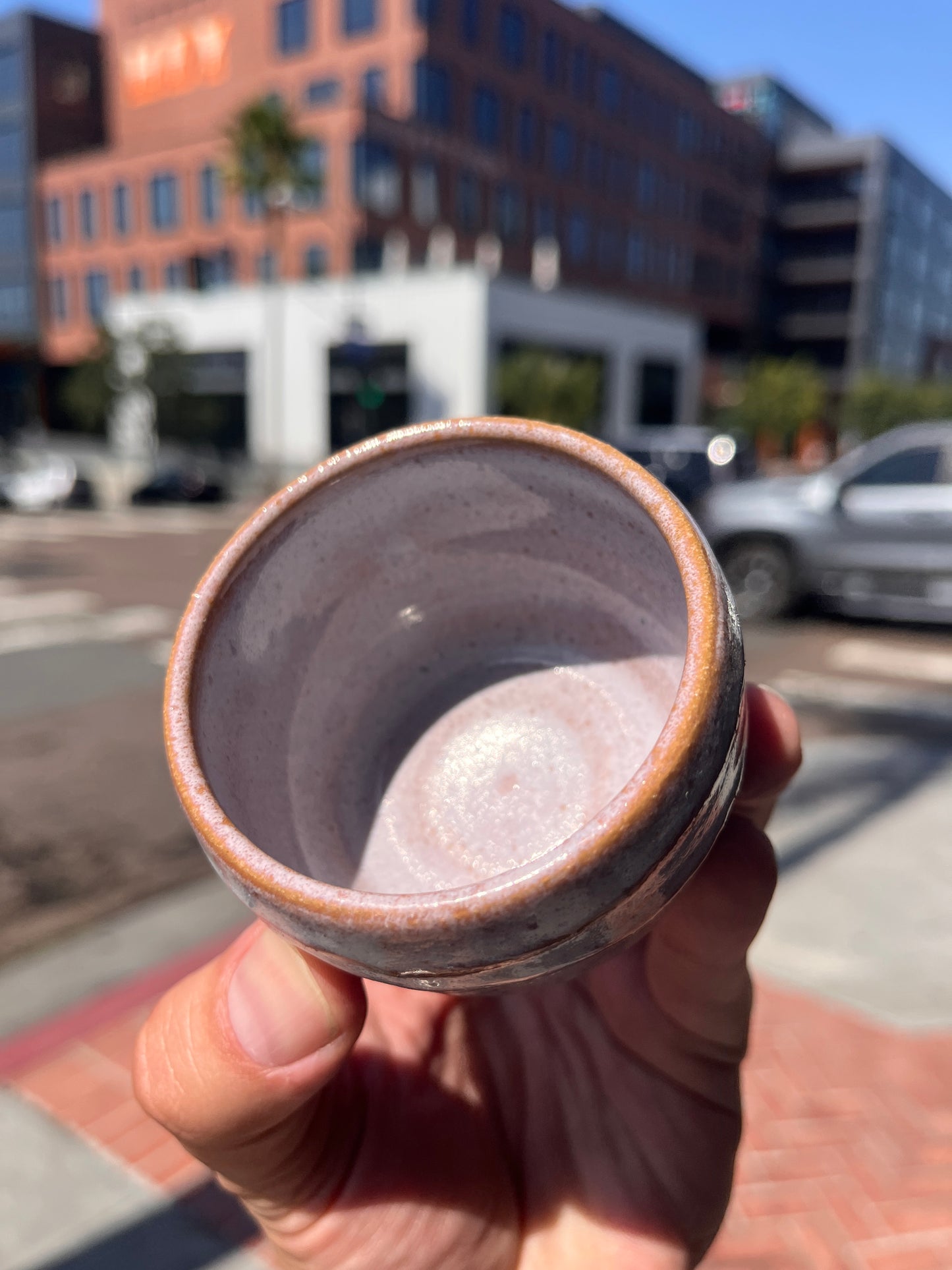 Lofi Potter Pink/White Glazed Cups