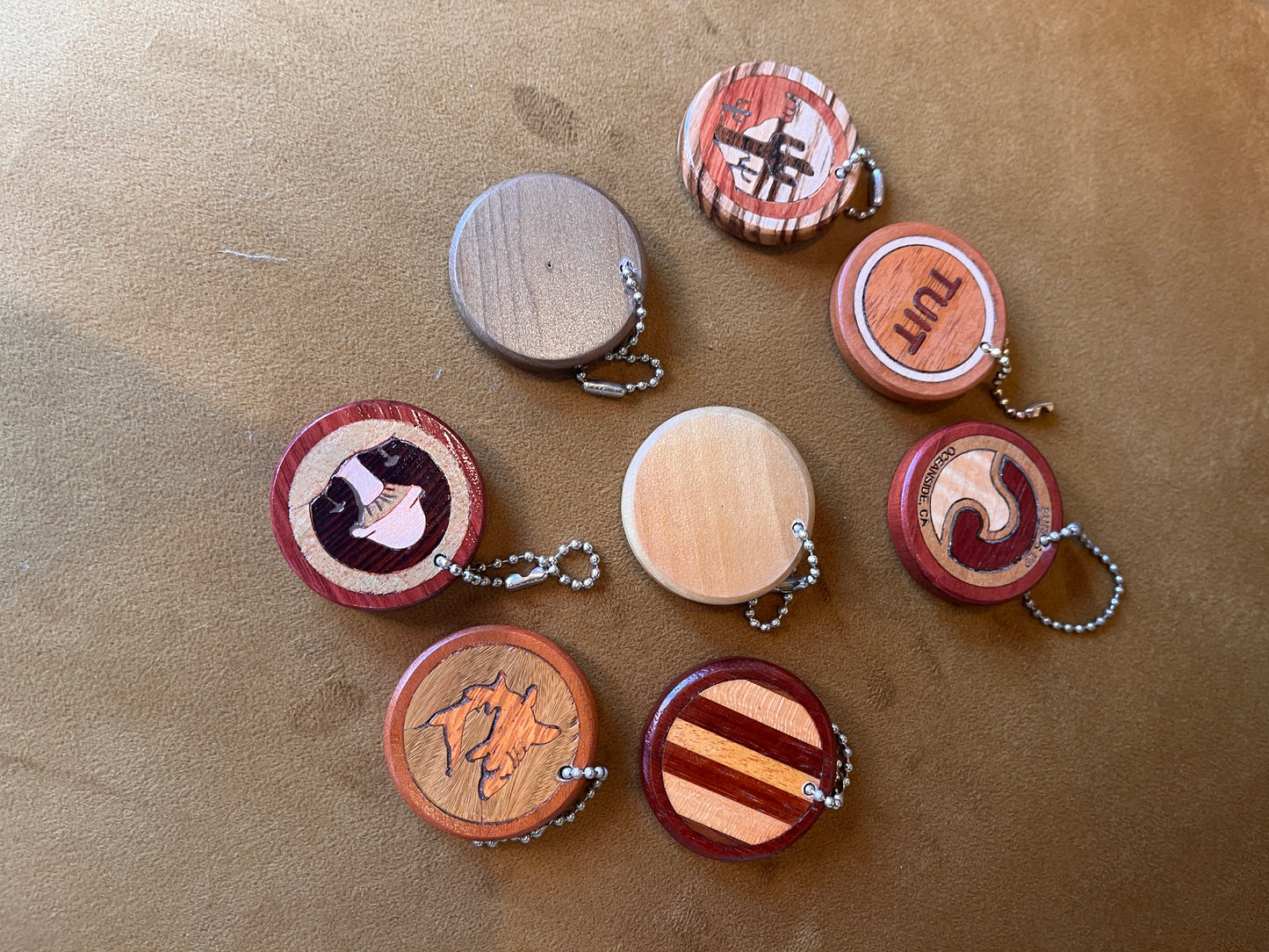 Uncle Tim's Handmade Wooden Keychains