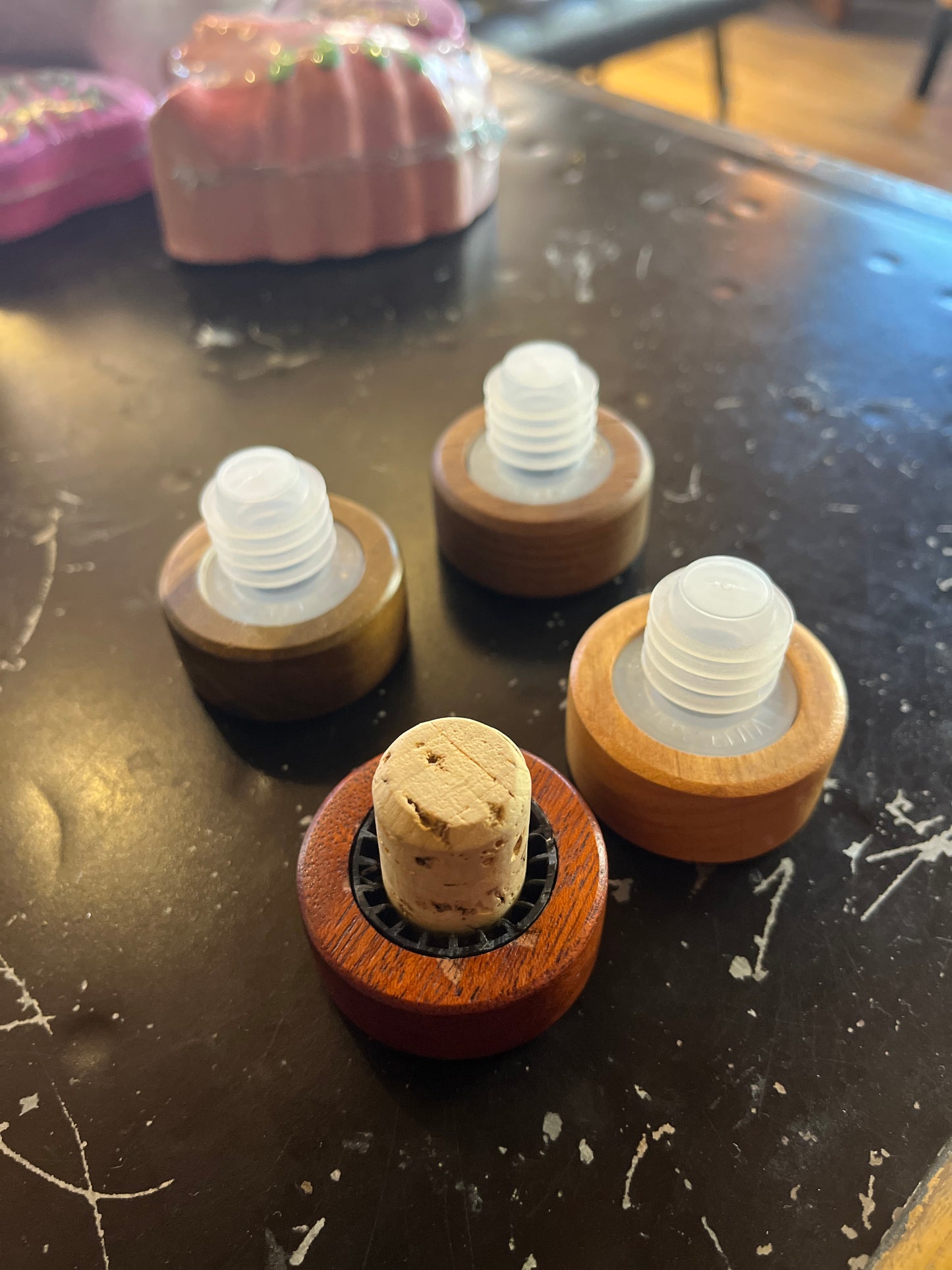 Uncle Tim's Handmade Wood Inlay Wine Stoppers