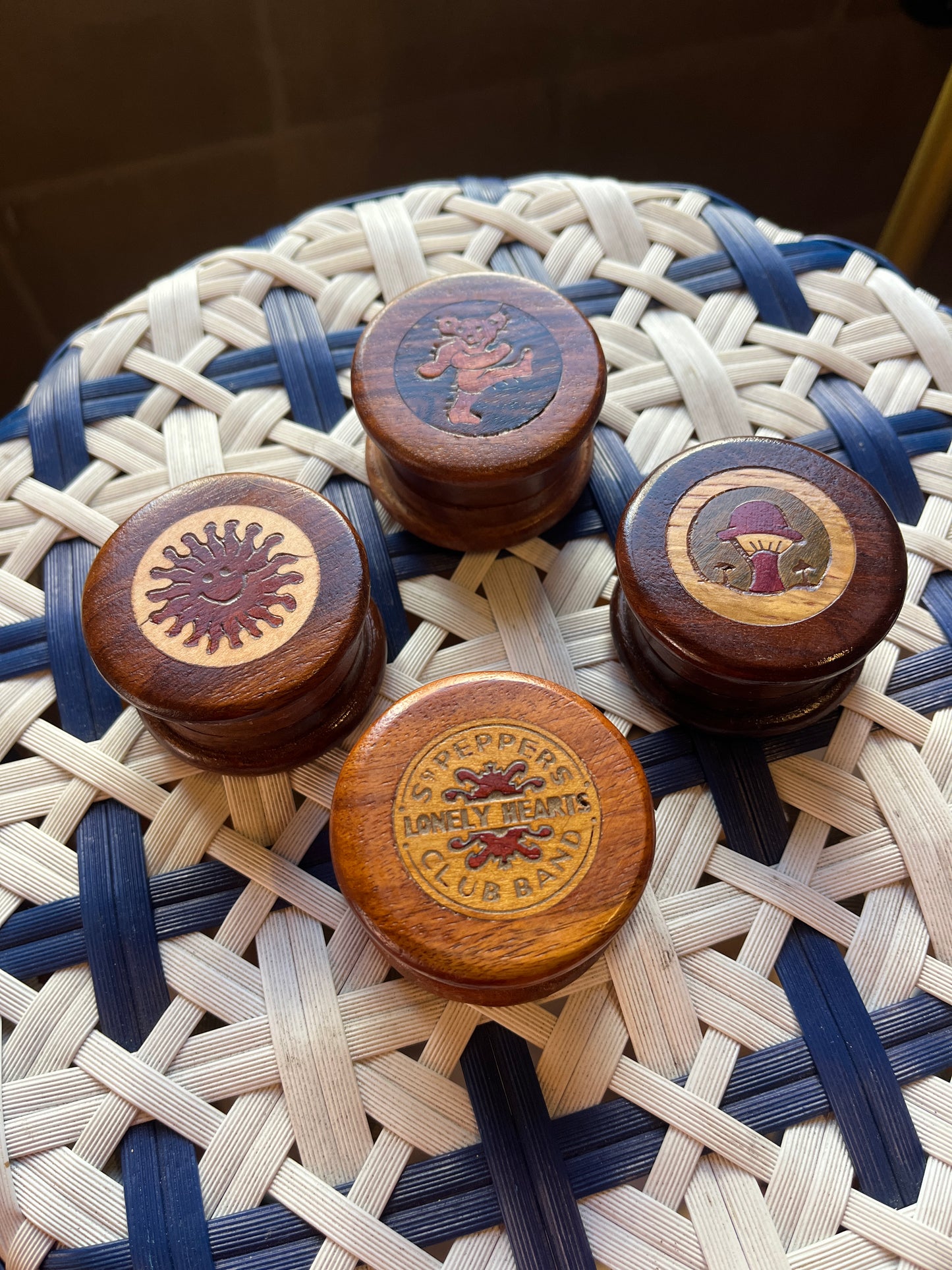 Uncle Tim's Handmade Small Wooden Grinders