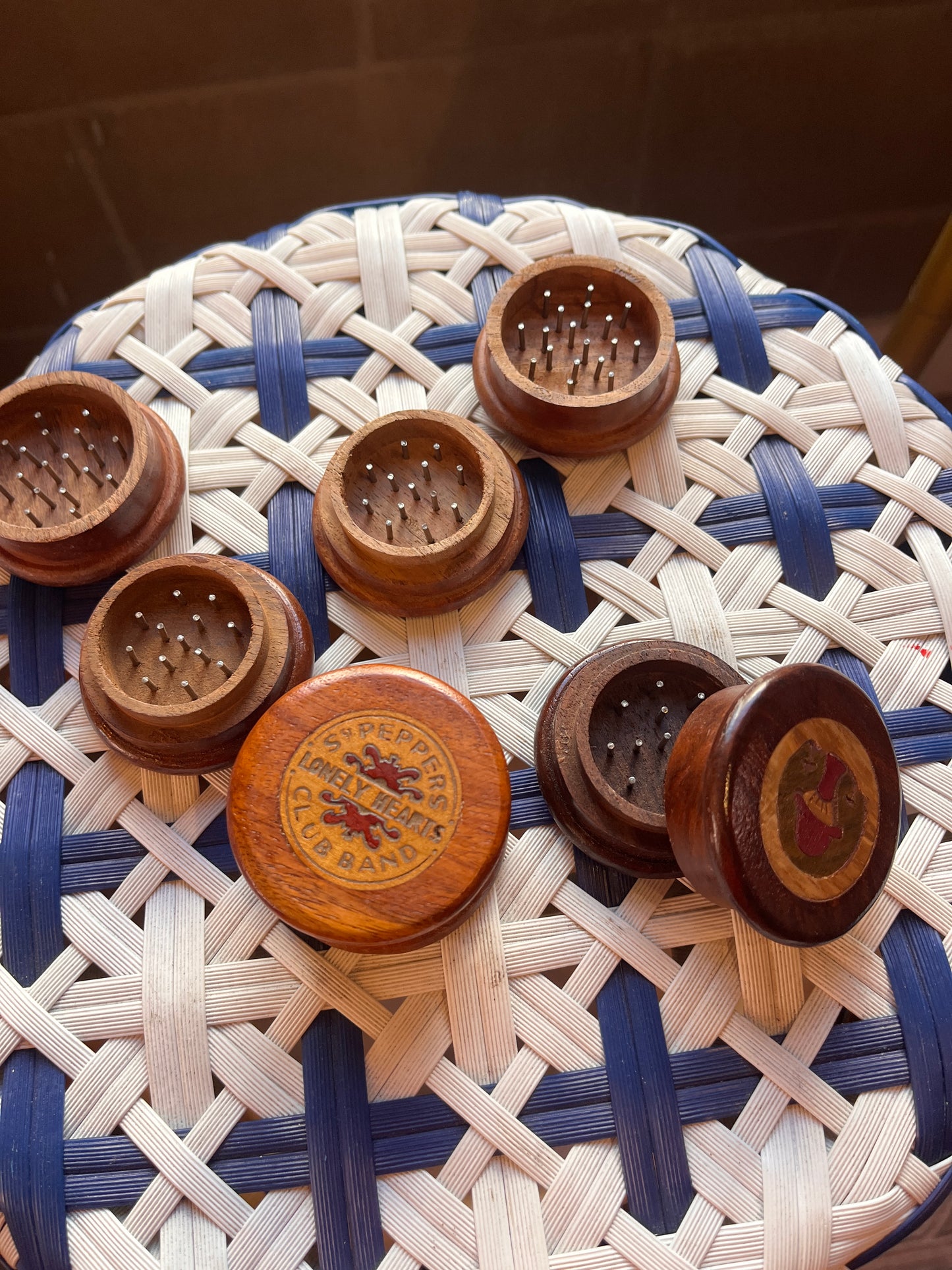 Uncle Tim's Handmade Small Wooden Grinders