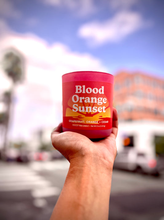 Blood Orange Sunset Hand-Poured Scented Candle