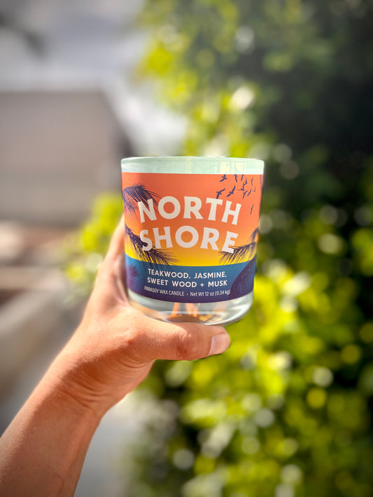 North Shore Hand-Poured Scented Candle