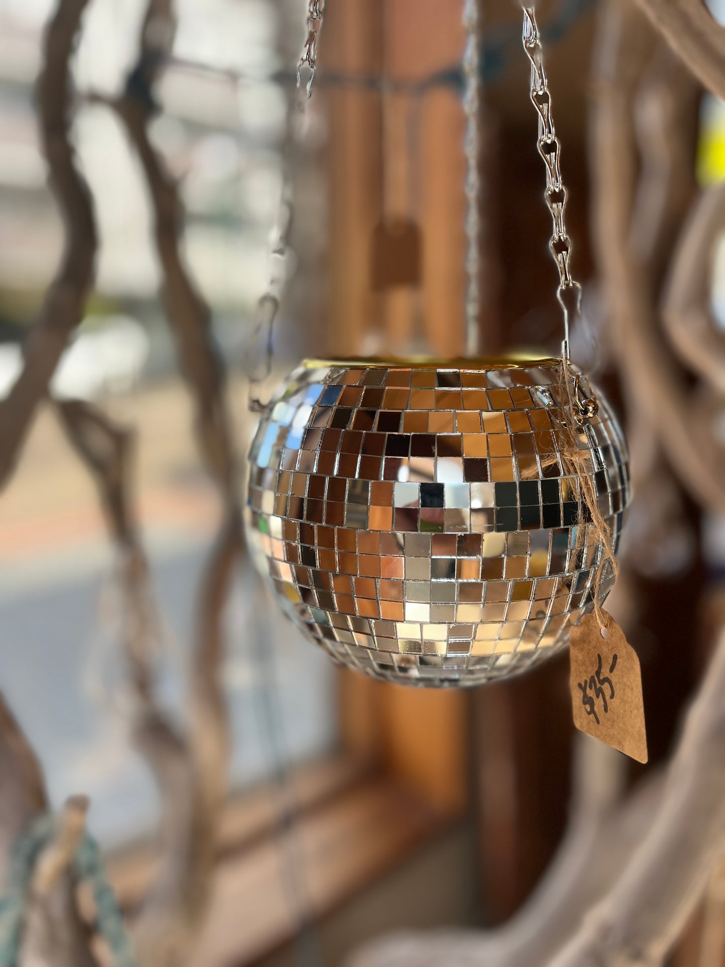 Disco Ball Planter