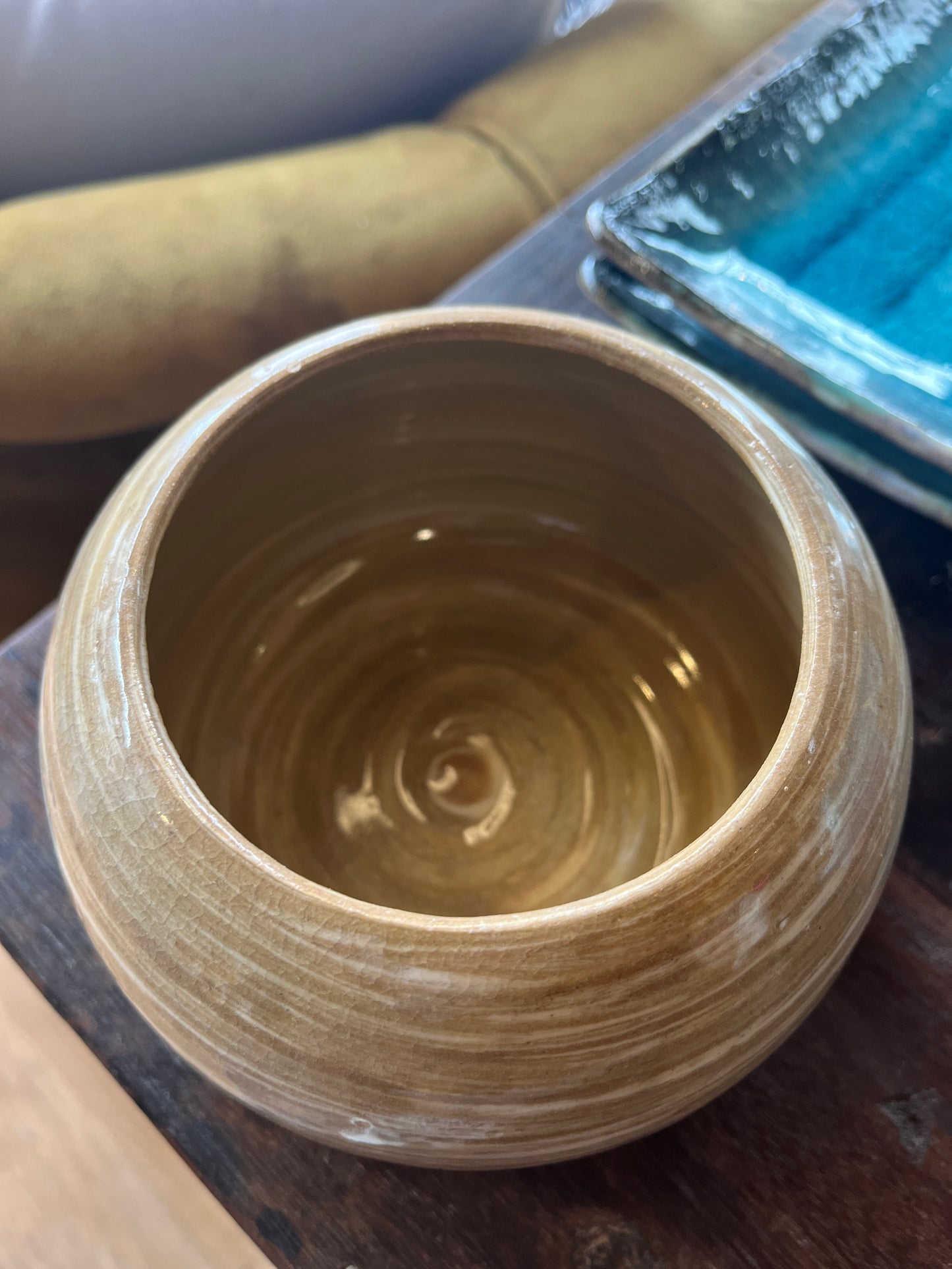 Lofi Potter Cream/Tan Swirl Jar