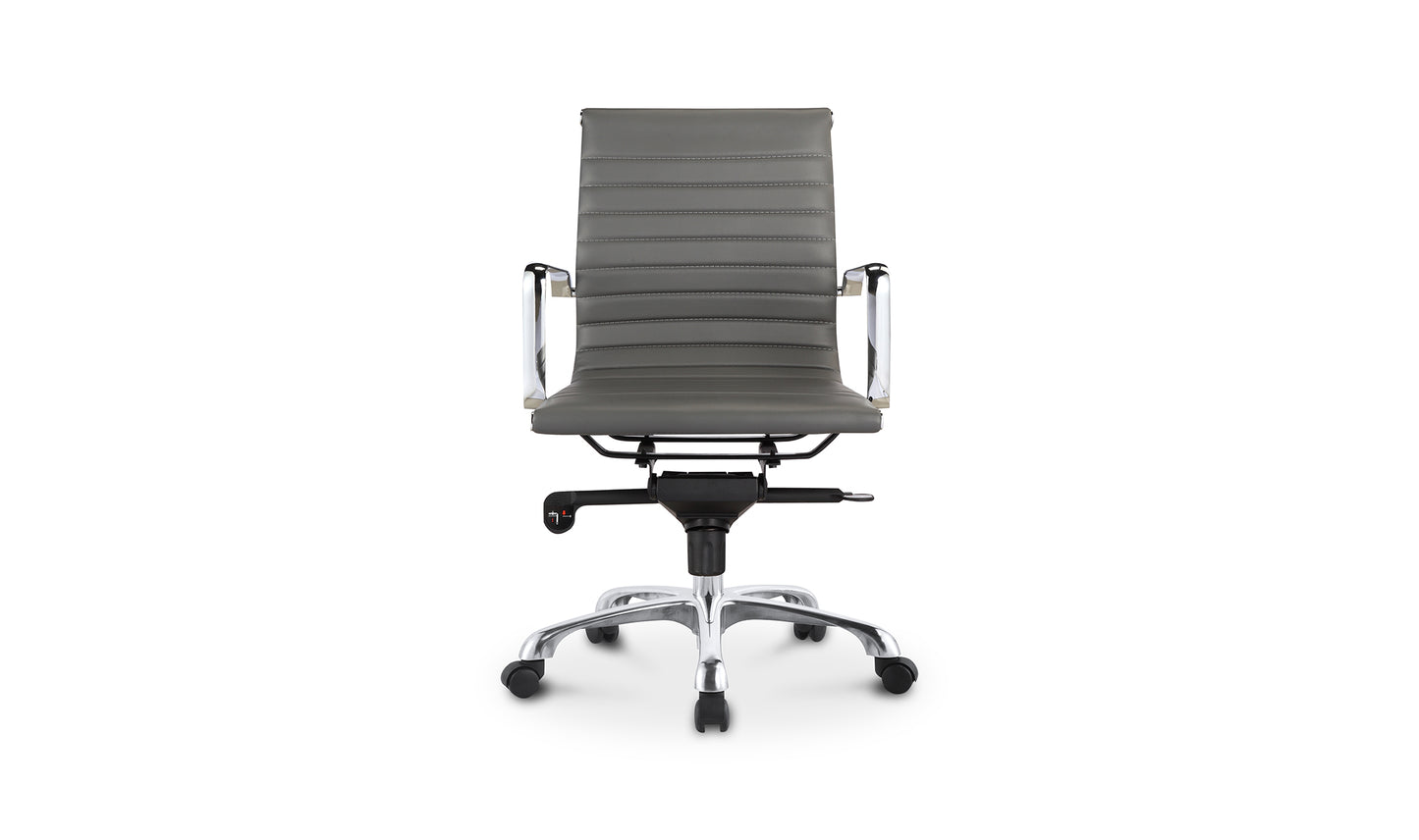 Studio Office Chair Grey Vegan Leather