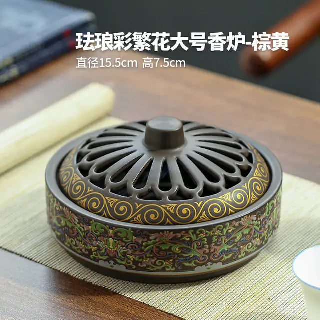 Round Incense Burner