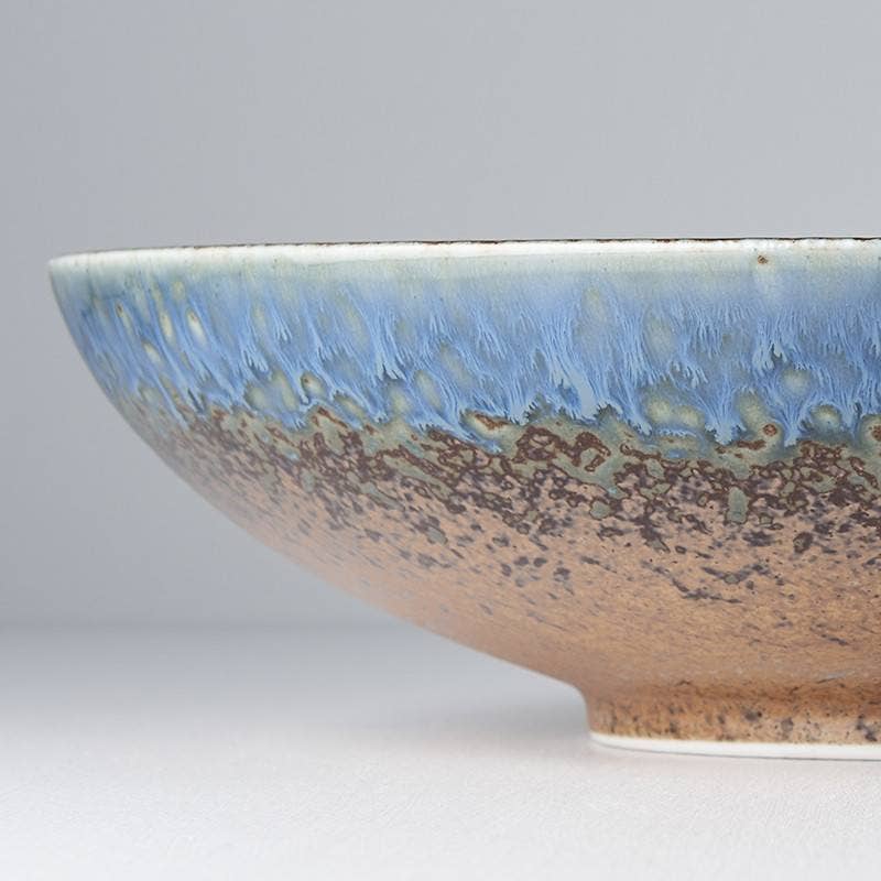 Japanese Earth & Sky Open Serving Bowl