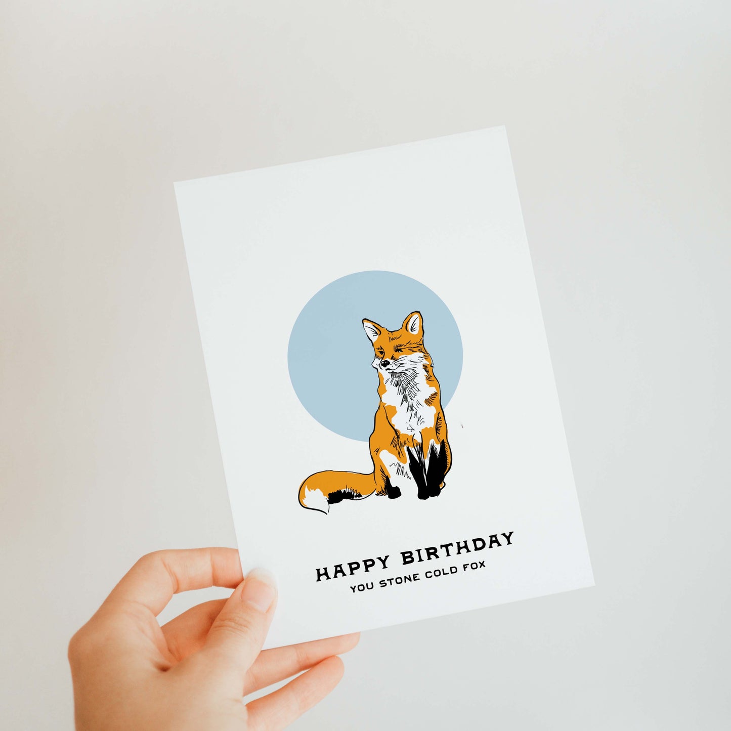 Fox Birthday Greeting Card