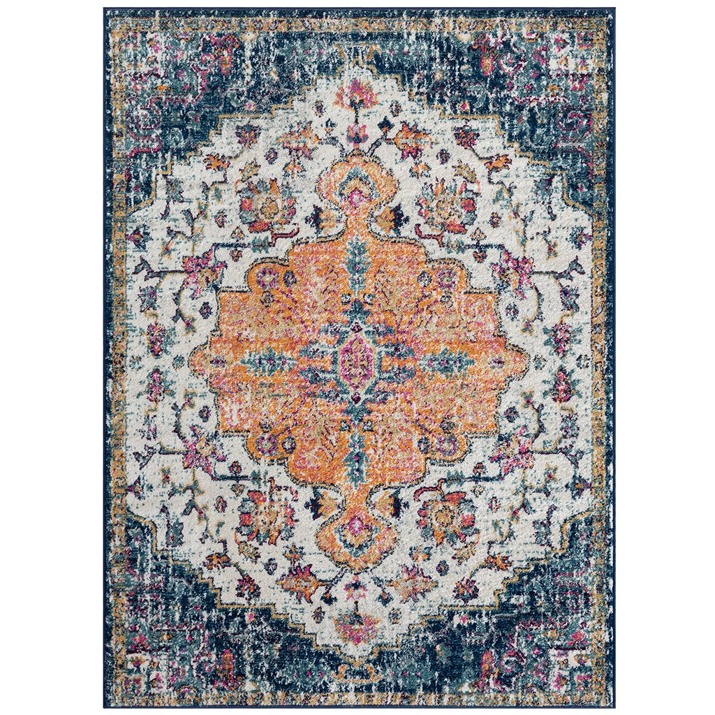 Boho-Inspired Medallion Rug