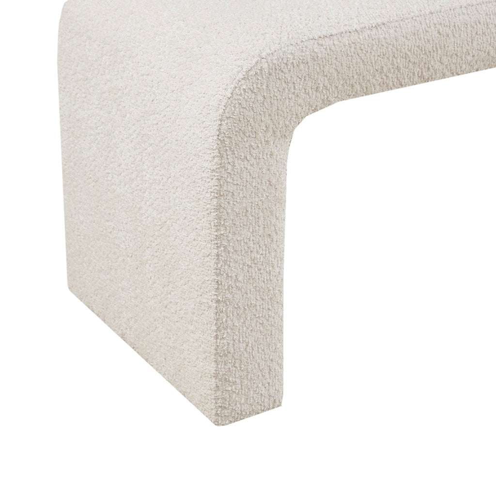 Boucle Waterfall Bench