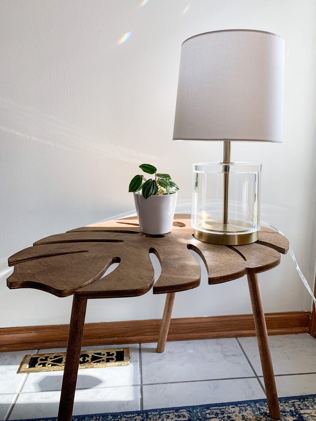 Monstera Side Table