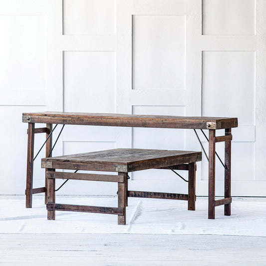 Salvaged Indian Wood Wedding Table, Extra Large