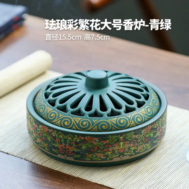 Round Incense Burner