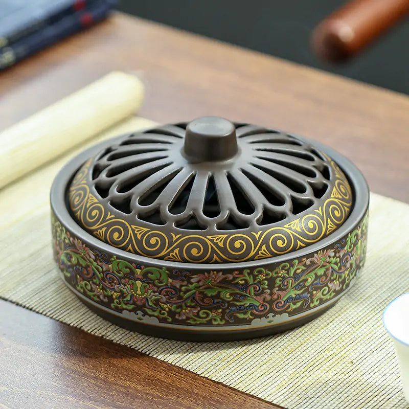 Round Incense Burner