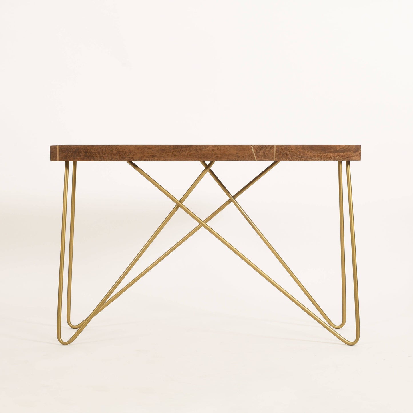 Rayos Brass Inlay Console Table