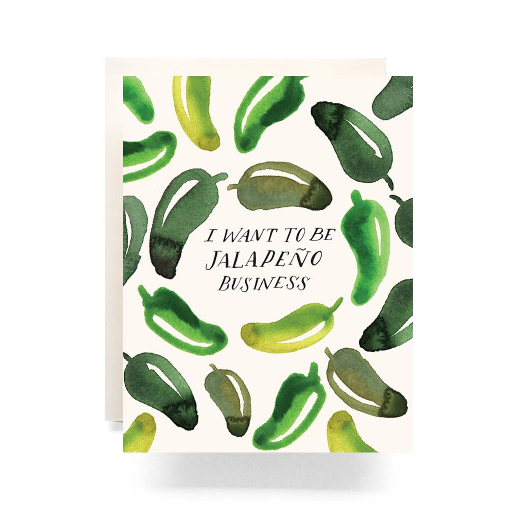 Jalapeno Business Greeting Card