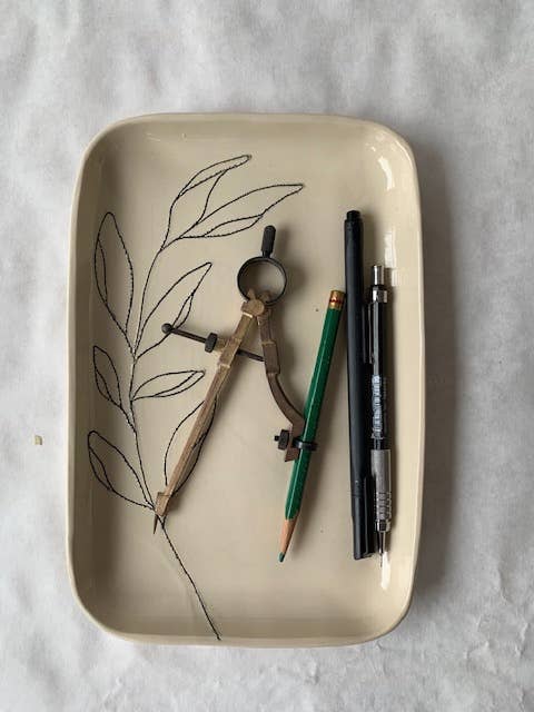 Tray (Rounded): Olive