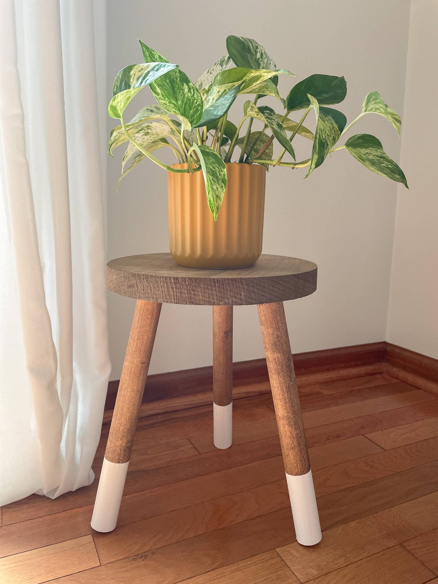 Modern Accent Stool, Plant Stool