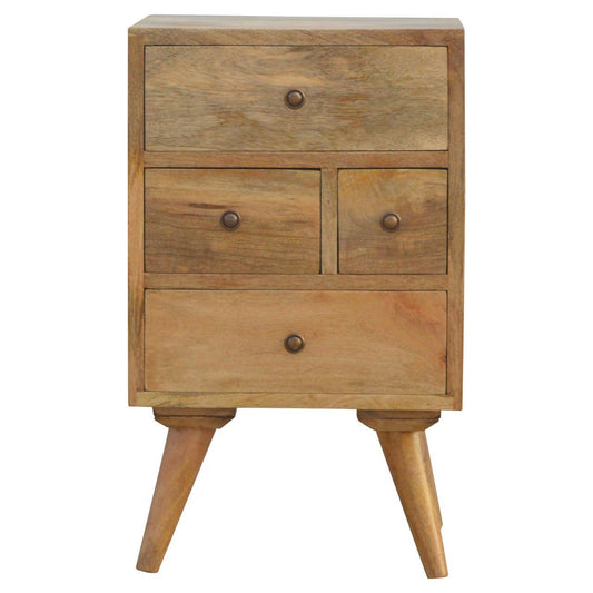 Nordic Style 4 Drawer Multi Nightstand