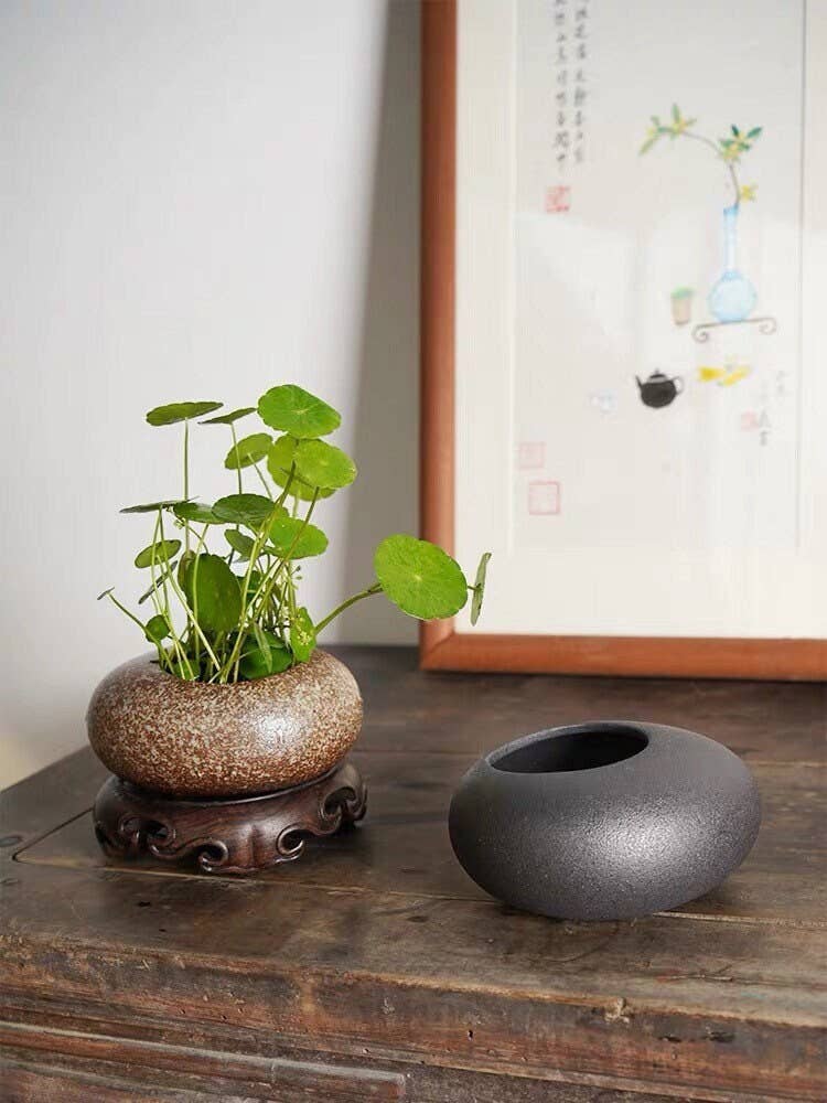 Handmade Ceramic Japanese Ikebana Vase