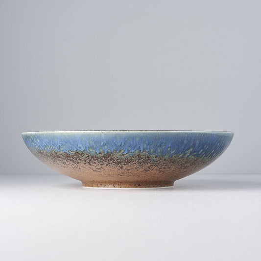 Japanese Earth & Sky Open Serving Bowl