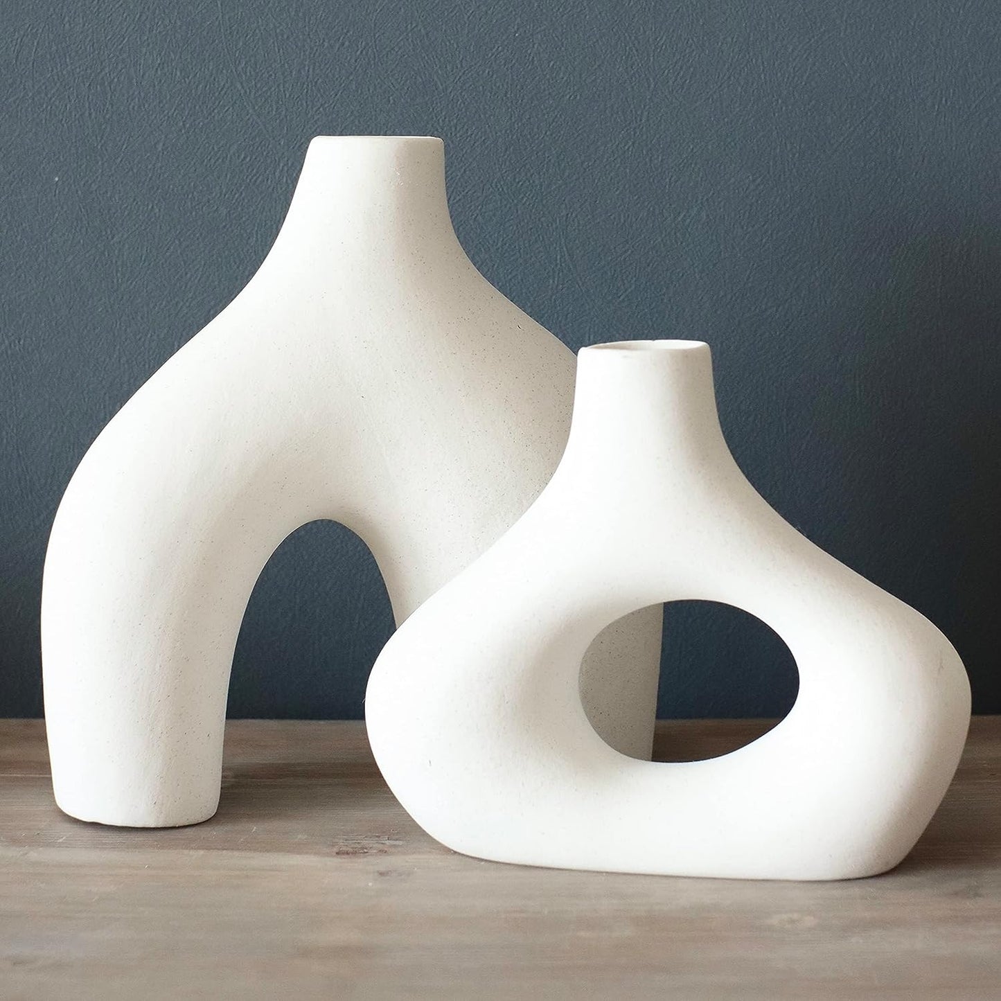 Set of 2 Scandinavian Modern Vases