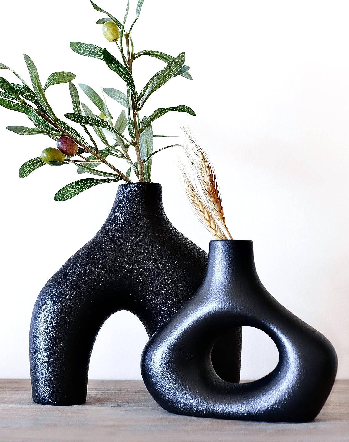 Set of 2 Scandinavian Modern Vases