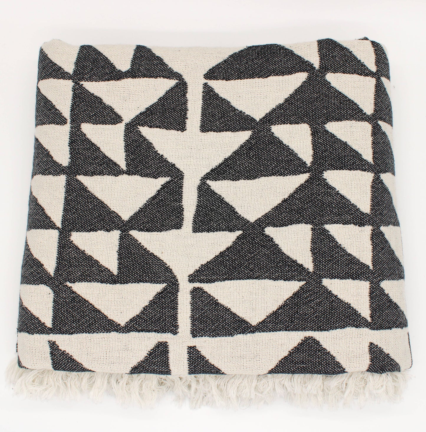 Turkish Cotton Pyramid Throw Blanket