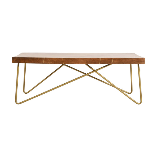 Rayos Brass Inlay Coffee Table