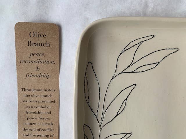 Tray (Rounded): Olive