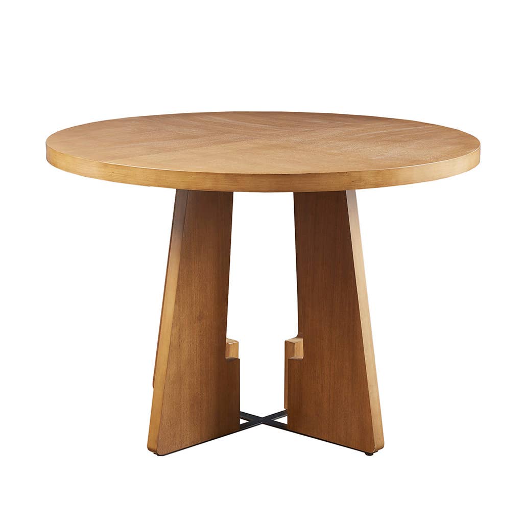 44" Round Modern Dining Table Seats 4 People