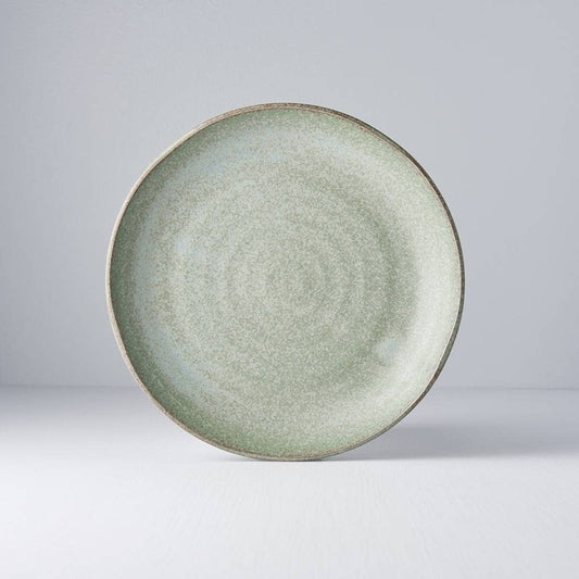 Japanese Green Fade Wabi Sabi Plate