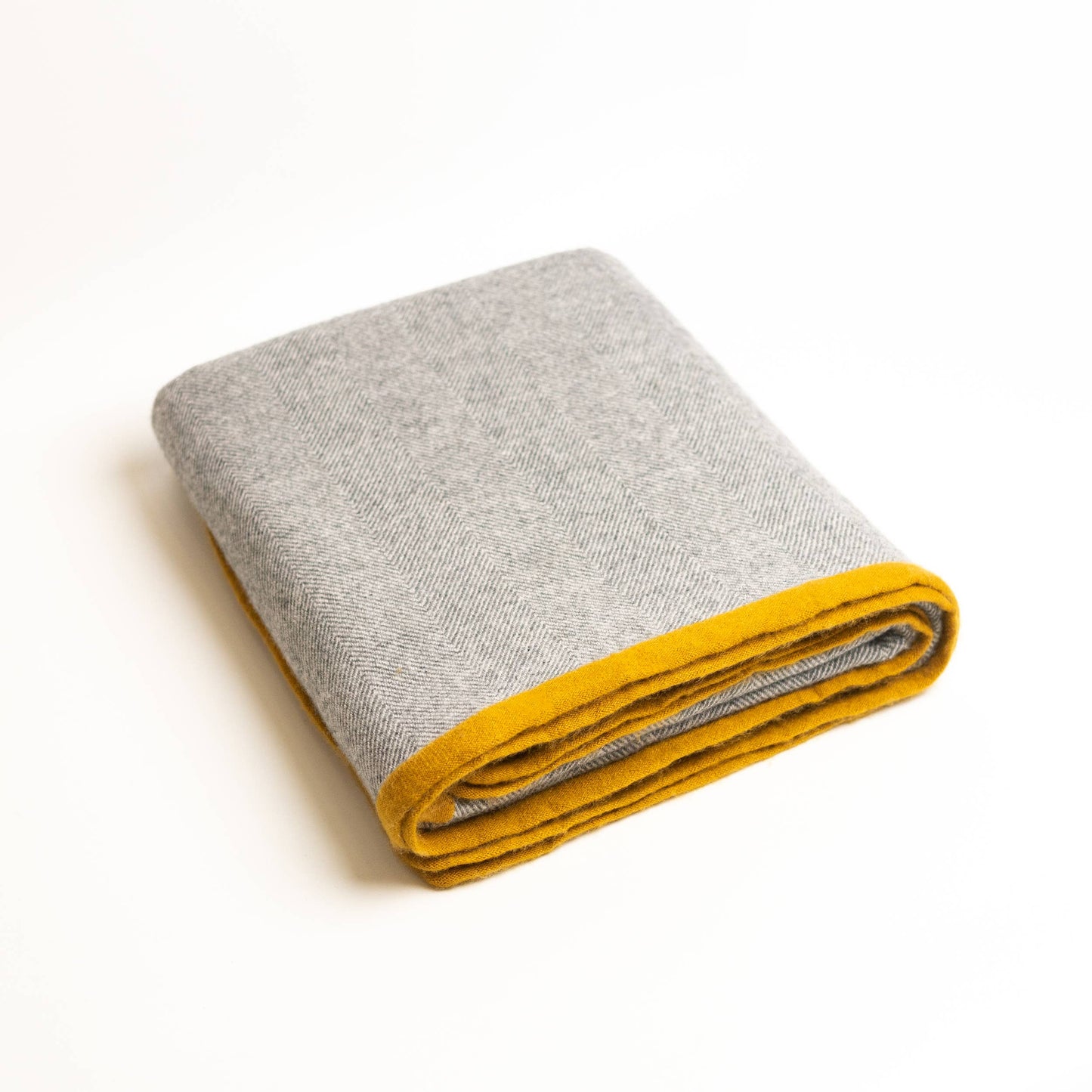 100% Pure Cashmere Reversible Luxury Blanket Travel Throw